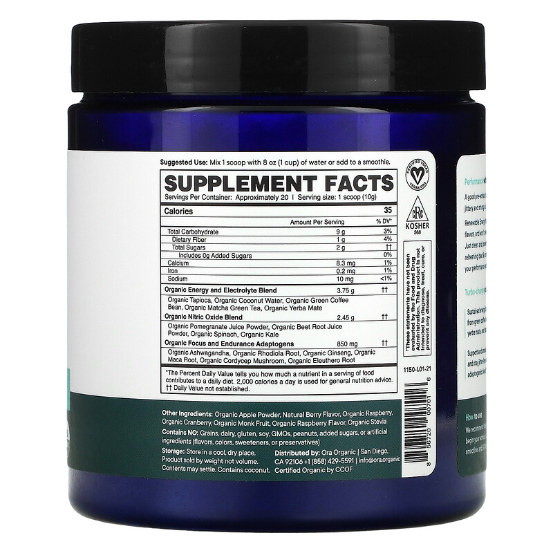 6 Day Ora Pre Workout for Build Muscle