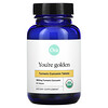 Ora, You're Golden, Organic Turmeric Curcumin Supplement, 500 mg, 90 Organic Tablets
