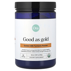 Good As Gold, порошок із куркуми із золотого молока, 365 г (12,87 унції)
