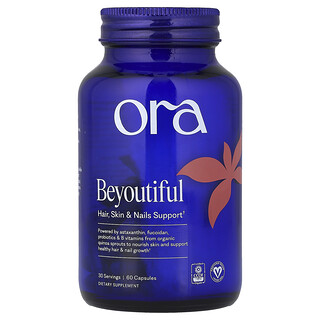 Ora, Beyoutiful, Поддръжка на кожата, косата и ноктите, 60 капсули