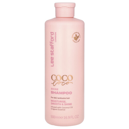 Lee Stafford, Coco Loco, Shine Shampoo, glänzendes Shampoo, für stumpfes, glanzloses Haar, 500 ml (16,9 fl. oz.)
