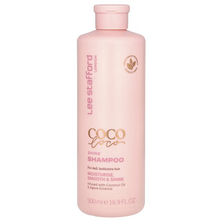 Lee Stafford, Coco Loco, Sampo Berkilau, Untuk Rambut Kusam, Tidak Berkilau, 500 ml (16,9 ons cairan)
