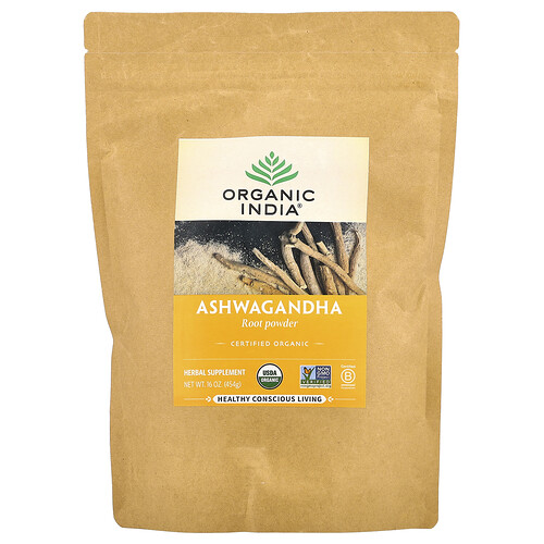 Organic India, Ashwagandha-Wurzelpulver, 454 g (16 oz.)