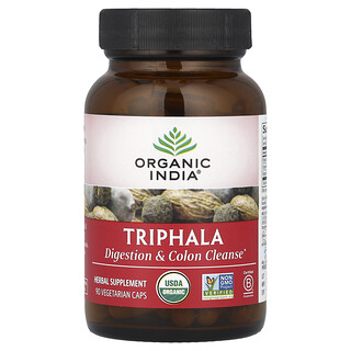 Organic India, Triphala, 90 vegetariska kapslar