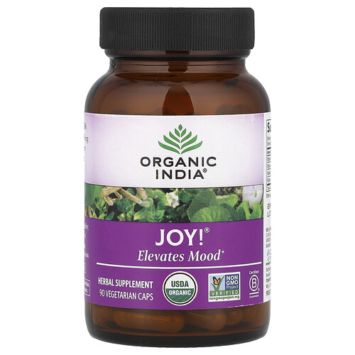 Organic India Joy!® Elevates Mood, 90 Vegetarian Caps