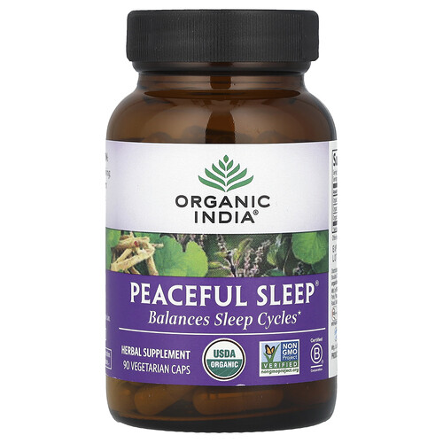 Organic India Peaceful Sleep®, 90 Vegetarian Caps