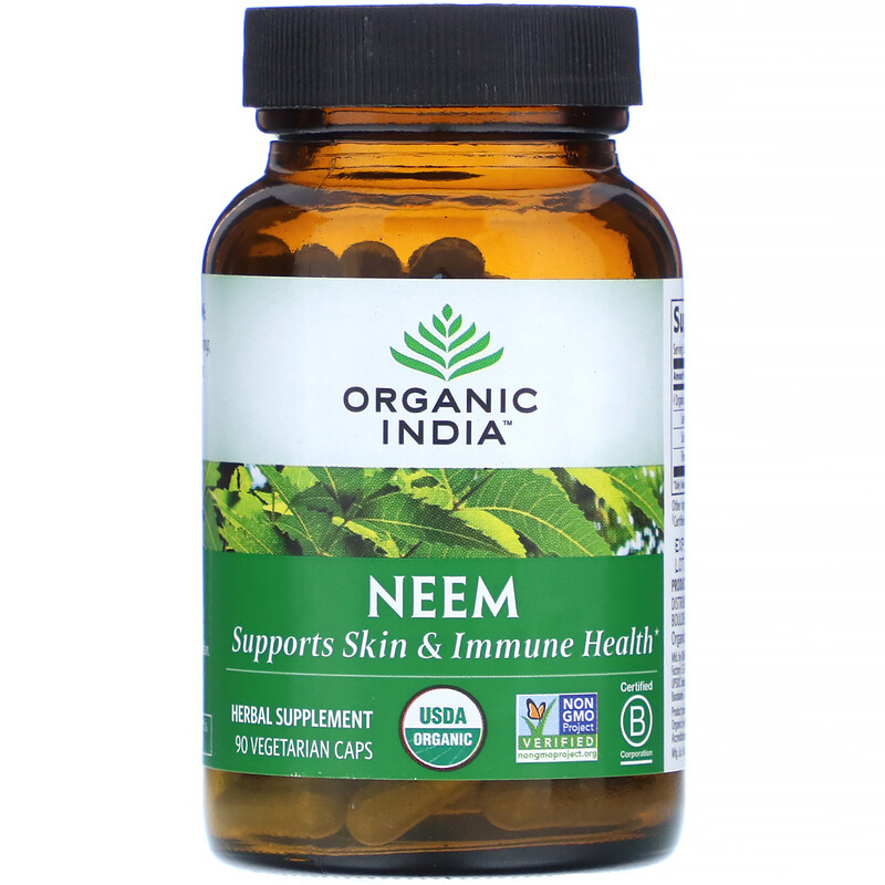 Organic India, Neem, 90 Vegetarian Caps iHerb