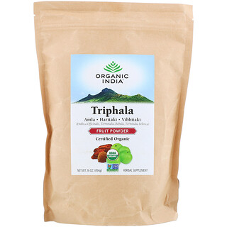 Organic India, Triphala, Fruta em Pó, 454 g (16 oz)