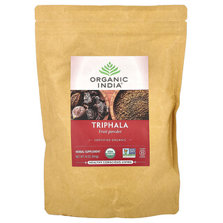 Organic India, Triphala, ovocný prášek, 454 g