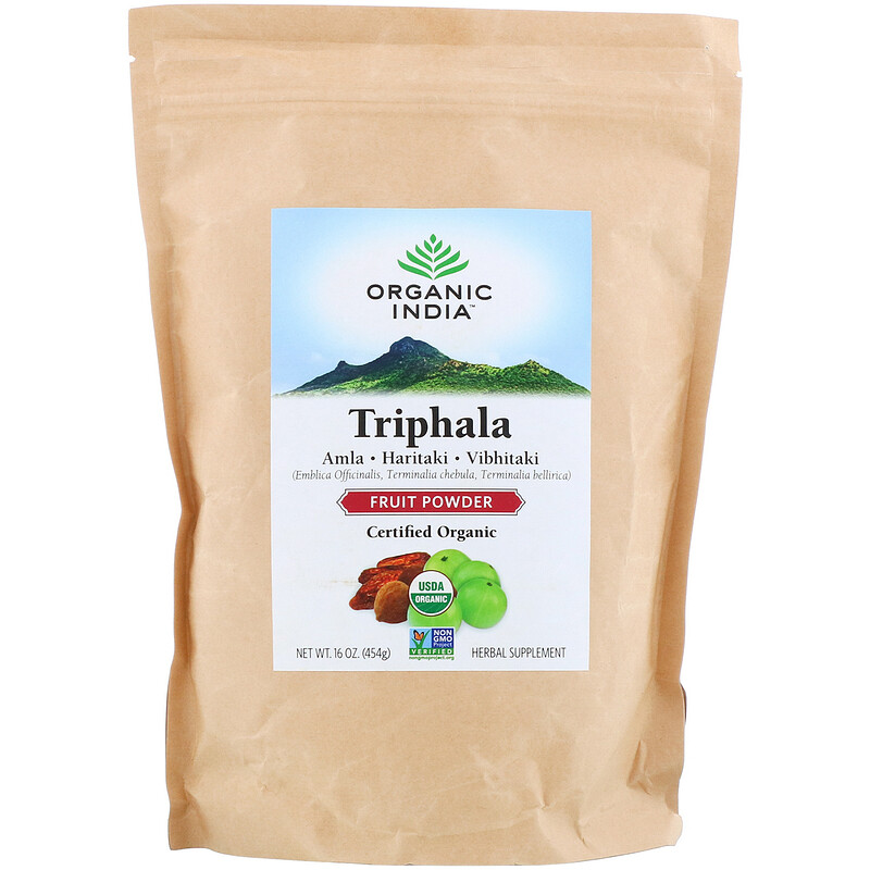 Organic India, Triphala, Fruit Powder, 16 oz (454 g) iHerb