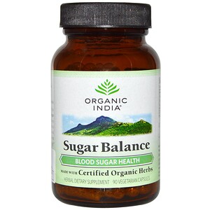 Отзывы о Органик Индиа, Sugar Balance, 90 Veggie Caps