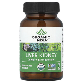 Organic India, Ήπαρ Νεφρός, 90 φυτικές κάψουλες