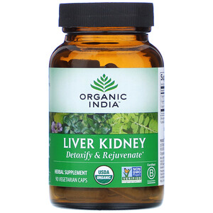 Отзывы о Органик Индиа, Liver Kidney, 90 Vegetarian Caps