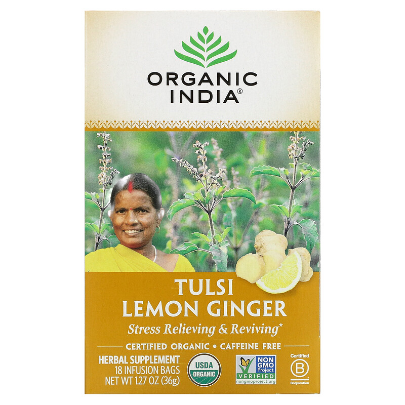 Buy Organic India Tulsi Ginger Turmeric Tea Bag 18s Online  Lulu  Hypermarket India