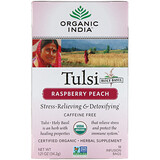 Organic India, Tulsi, Raspberry Peach, Caffeine Free, 18 Infusion Bags, 1.21 oz (34.2 g) отзывы