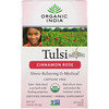 Organic India, トゥルシー ホーリー・バジル ティー, カフェイン無し, シナモン Rose, 18袋入り, 1.14 オンス (32.4 g)