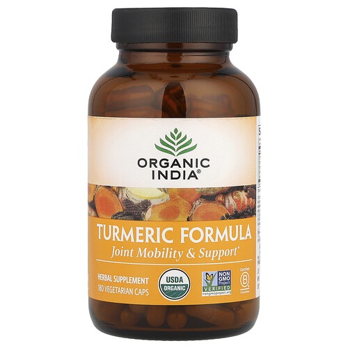 Organic India Turmeric Formula, 180 Vegetarian Caps