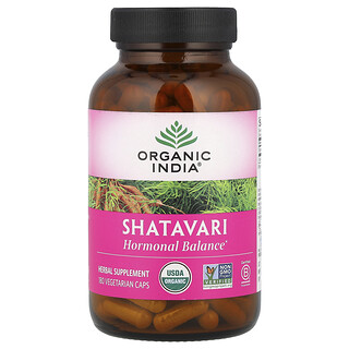 Organic India, Shatavari, 180 cápsulas vegetales (400 mg por cápsula)