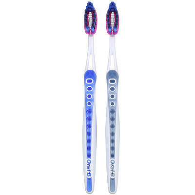 Oral-B 3D White, Luxe Toothbrush, Soft, 2 Pack