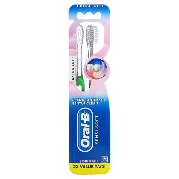 Oral B Sensi Soft Extra Soft 2 Toothbrushes