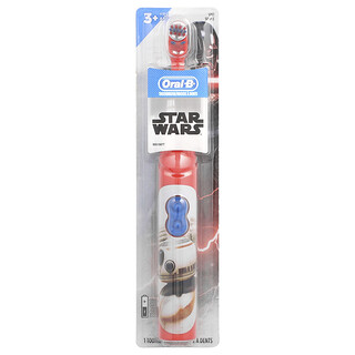 Oral-B, Niños, Cepillo de dientes con pilas, Suave, 3 años o más, Star Wars, 1 cepillo de dientes