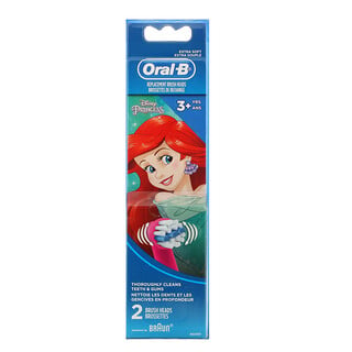 Oral-B, Kids, Disney Princess, Replacement Brush Heads, Extra Soft, 3+ Years, 2 Brush Heads