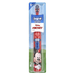 Oral-B, Kids, Battery Toothbrush, Soft, 3+Years, Disney Junior Mickey, 1 Toothbrush