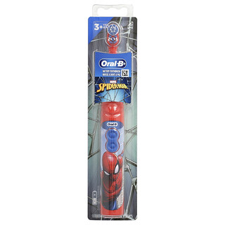 Oral-B, Battery Toothbrush, Soft, 3+ Yrs, Spider-Man, 1 Toothbrush