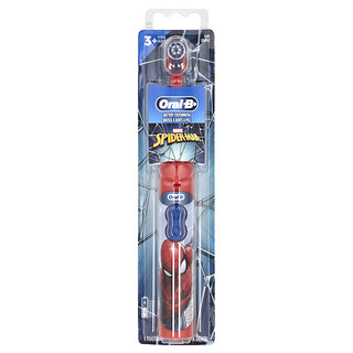 Oral-B, Brosse à dents à pile, Souple, Pour enfants de 3 ans et plus, Spice-Man, 1 pièce