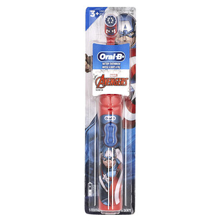 Oral-B, Brosse à dents à pile, Souple, Pour enfants de 3 ans et plus,Marvel Avenue, 1 pièce