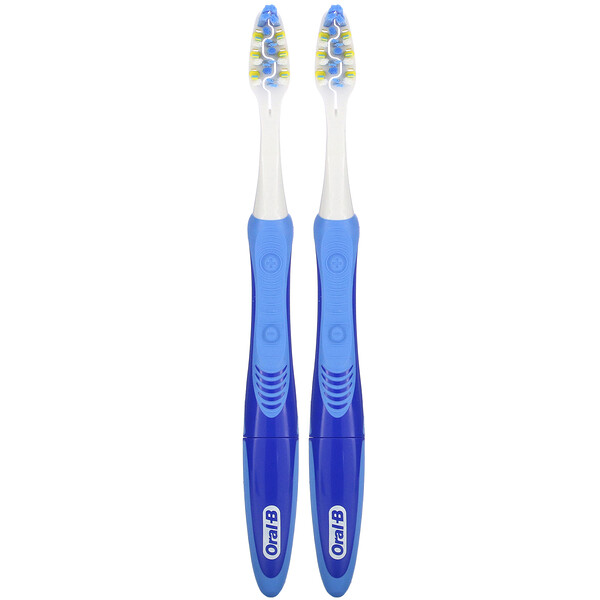Oral-B‏, Pro-Health, Pulsar Battery Powered Toothbrush, Medium, 2 Pack