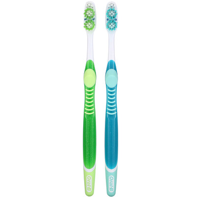 Oral-B 3D White, Vivid Toothbrush, Soft, 2 Pack