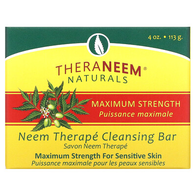 Organix South TheraNeem Naturals, Neem Therape, очищающее мыло, максимальная сила действия, 113 г (4 унции)