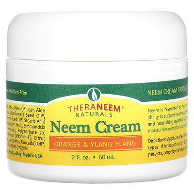 Product Image for Organix South, TheraNeem Naturals, Neem Cream, Orange & Ylang Ylang, 2 fl oz (60 ml)