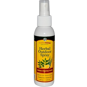 Отзывы о Органикс Саут, TheraNeem Organix, Herbal Outdoor Spray, Neem Protection, 4 fl oz (120 ml)