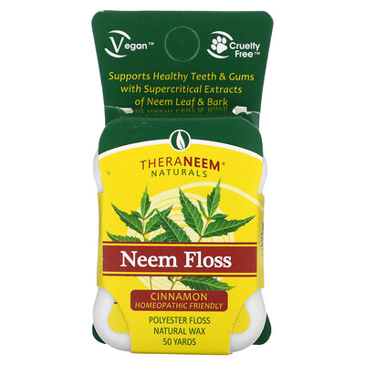 

Organix South, TheraNeem Naturals, Neem Floss, Cinnamon, 50 Yards