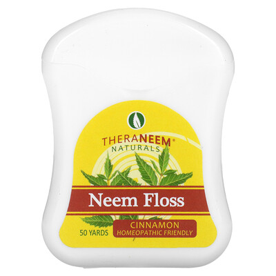 

Organix South TheraNeem Naturals, зубная нить из нима, корица, 50 ярдов