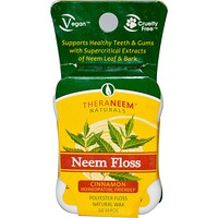 TheraNeem Naturals, Neem Floss, Cinnamon, 50 Yards - изображение