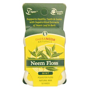 Organix South, TheraNeem Naturals, Neem Floss, Mint, 50 Yards