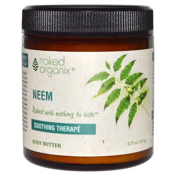 Organix South, Soothing Therape, Neem Body Butter, Fragrance Free, 4 oz (113 g) (Discontinued Item) 