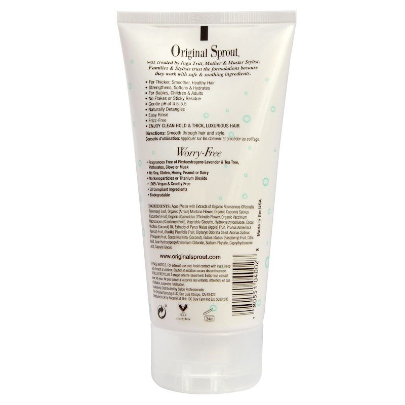 Original Sprout, Natural Hair Gel, For Babies & Up, 4 fl oz (118 ml