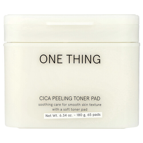One Thing Cica Peeling Toner Pad, 65 Pads, 6.34 oz (180 g)