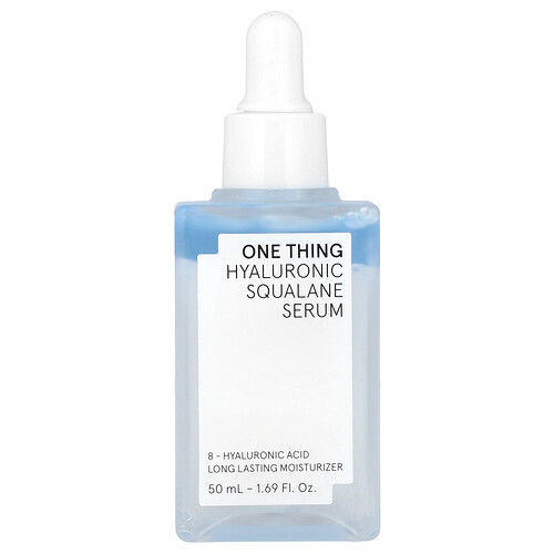 One Thing, Hyaluronic Squalane Serum, Hyaluron-Serum mit Squalan, 50 ml (1,69 fl. oz.)