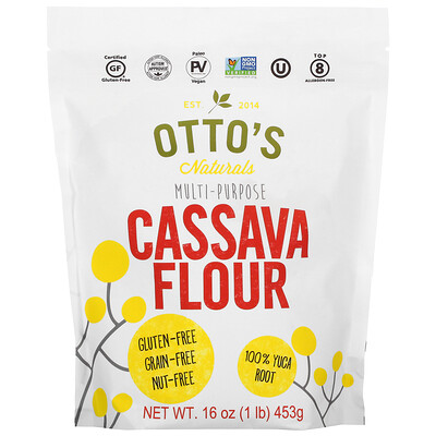 Otto's Naturals Multi-Purpose Cassava Flour, 16 oz (453 g)