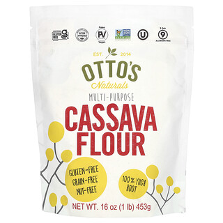 Otto's Naturals, Multi-Purpose Cassava Flour, 16 oz (454 g)