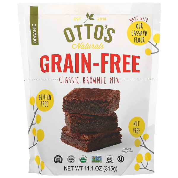 Otto's Naturals‏, Grain Free, Classic Brownie Mix, 11.1 oz (315 g)