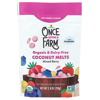 Once Upon A Farm, Santan Kelapa Organik, Balita, Beri Campuran, 28 g (1 ons)