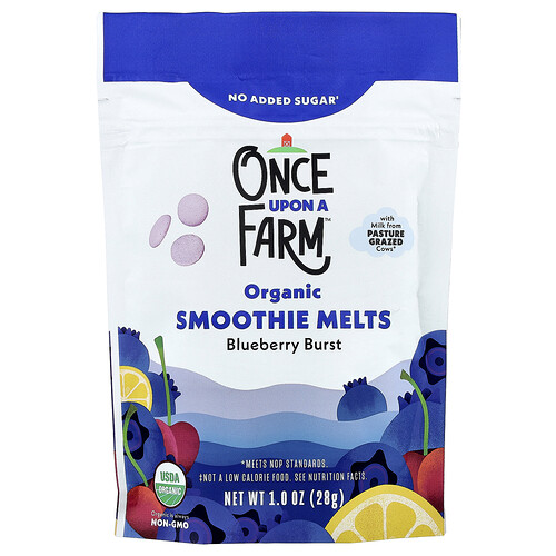 Once Upon A Farm, Organic Smoothie Melts, Bio-Smoothie-Melts, Kleinkind, Heidelbeere, 28 g (1 oz.)
