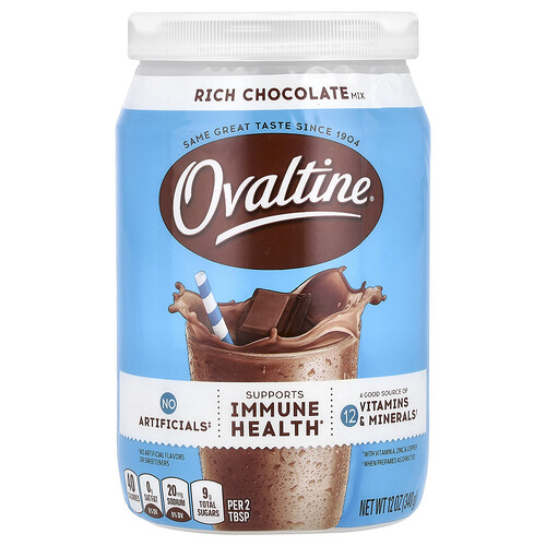Ovaltine, Mezcla de chocolate intenso, 340 g (12 oz)