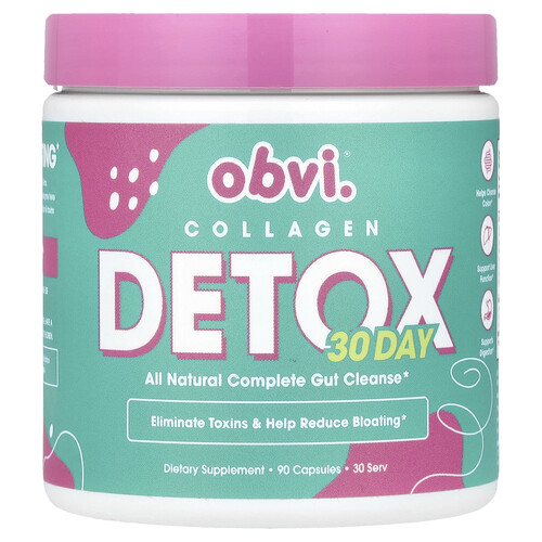 Obvi Collagen Detox, 90 Capsules
